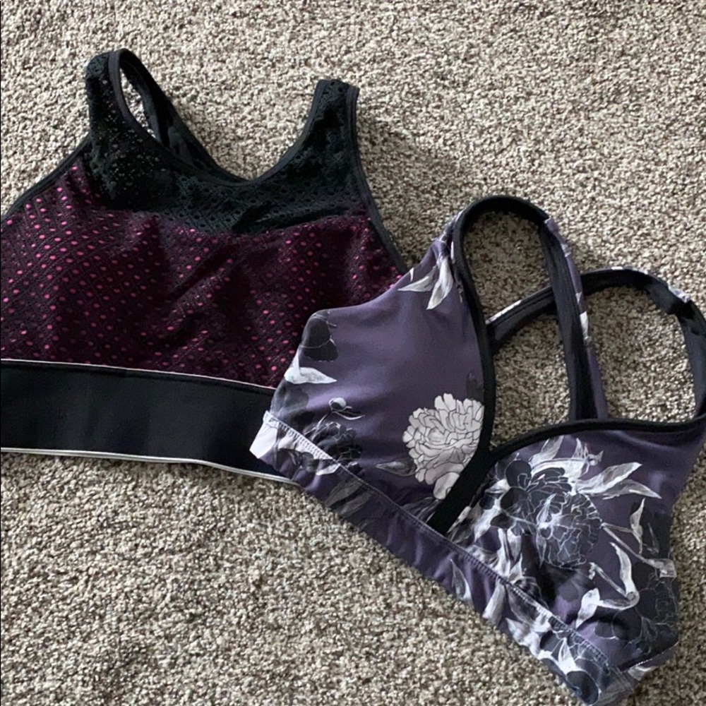 Two sz S sports bras. One Joy Lab & one Champion